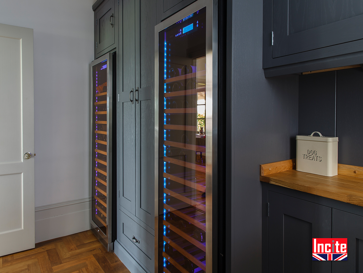 Oak and Painted Zoffany Gargoyle Utility Incite Interiors